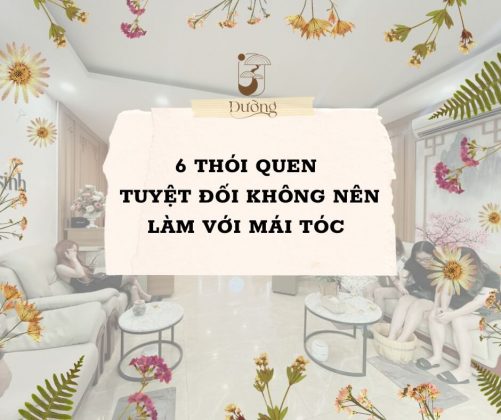 Thói quen không nên làm với mái tóc