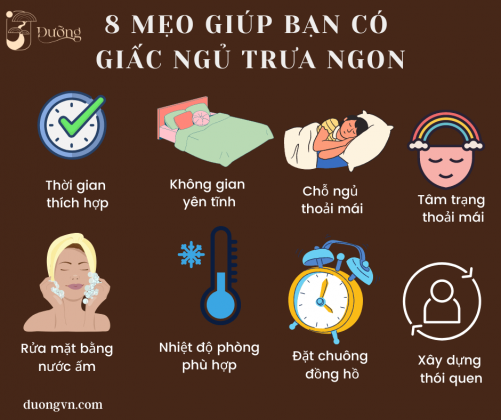 Mẹo đơn giản giúp bạn có giấc ngủ trưa ngon