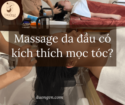 Mát xa da đầu có kích thích mọc tóc?